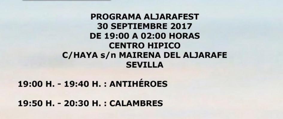 20170800 Aljarafest
