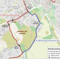 ASGV16 Recorrido por obras línea M-142B