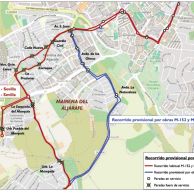 ASGV16 Recorrido por obras línea M-152 y M-153